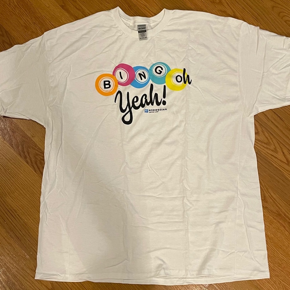 NEW Norwegian Cruise Line Bingo T-Shirt XXL